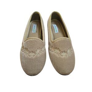 Flexus by Spring Step Jolly Beige Lounge Loafers Size 9 EUR 40 NWB